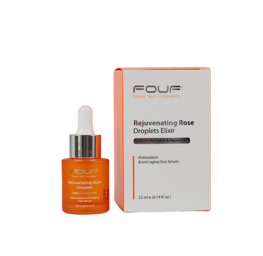 Fouf Rejuvenating Rose Droplets Elixir, 22ML