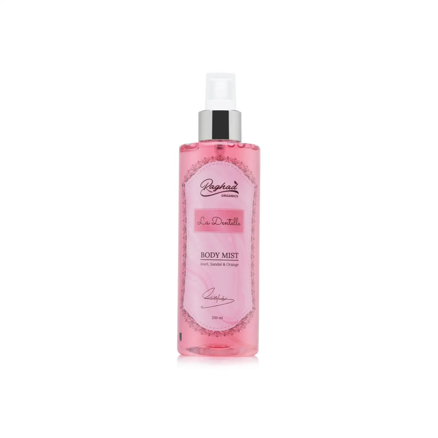Raghad Organics La Dentelle Body Splash