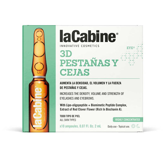 Lacabine 3D Eyelashs & Eyebrows 10 Amp