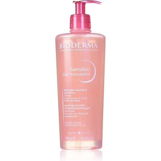 BIODERMA Sensibio Gel Moussant Mild Cleansing Foaming Gel 200,500 ML