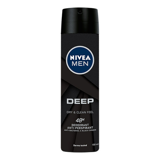 Nivea Men Deep Spray Deodorant 150Ml