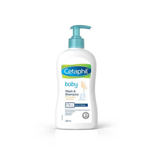 Cetaphil Baby Wash And Shampoo With Organic Calendula 400ML