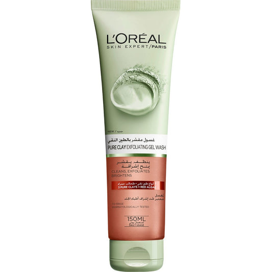 L’ORÉAL  Pure Clay Exfoliating Gel Wash