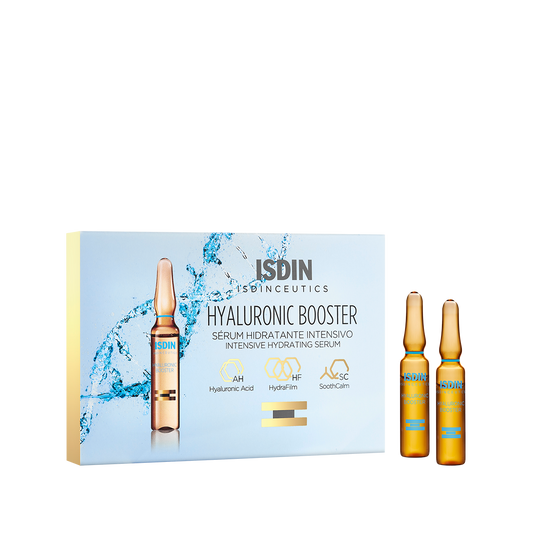 ISDIN Isdinceutics Hyaluronic Booster Serum Moisturizer, 10 Ampoules, 2ml