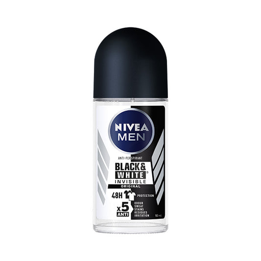 Nivea Men Black And White Invisible Men Roll On Deodorant 50Ml