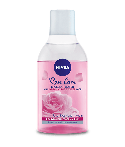 NIVEA Makeup Remover Organic Rose Water 400 Ml
