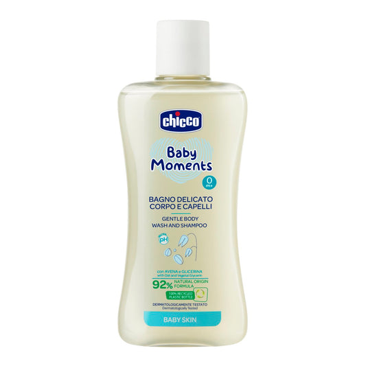 Chicco Baby Moments Bagno Delicato Corpo e Capelli Baby Skin 0m+