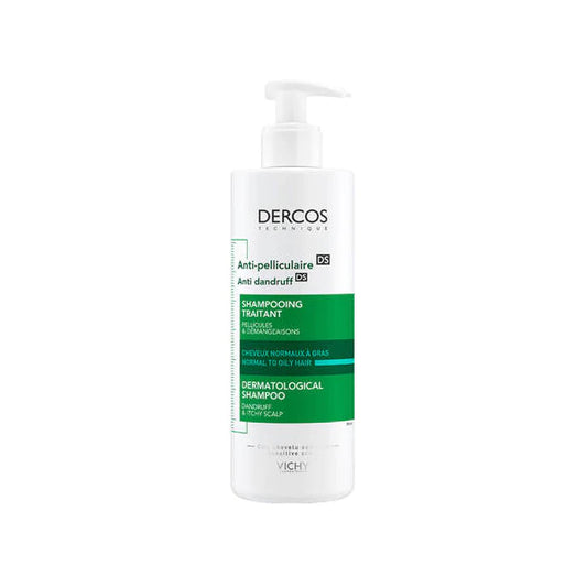 VICHY DERCOS ANTI-DANDRUFF TREATMENT SHAMPOO – NORMAL TO OILY HAIR