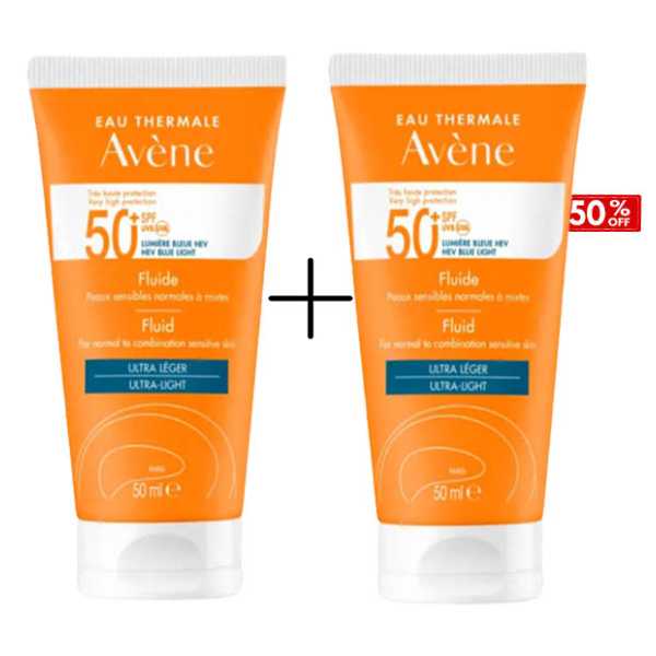 Avene Sunblock Fluid Spf 50+ (40Ml)