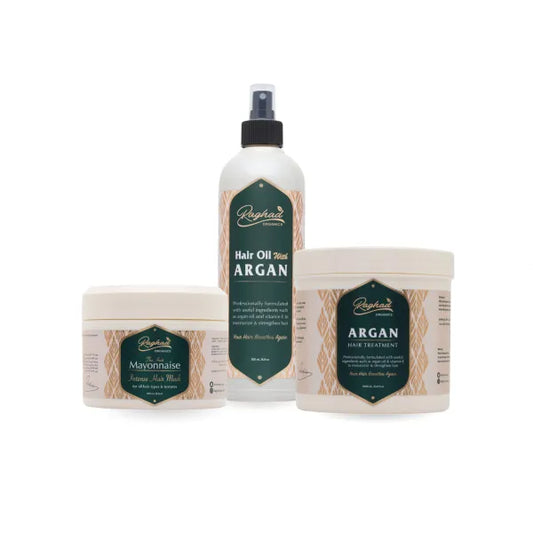 Raghad Organics Argan Hair Package