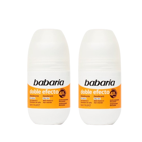Babaria Double Effect Roll-On Deodorant Offer 50Ml*2