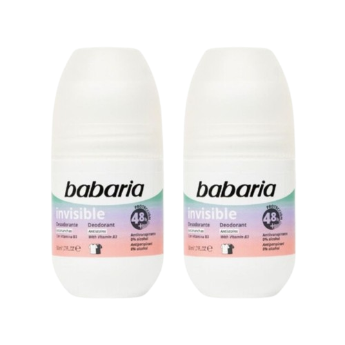 Babaria Invisible Roll-On Deodorant Offer 50Ml*2