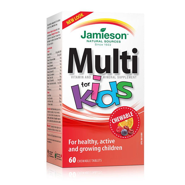 Jamieson Chewable Multivitamin For Kids 60Tab