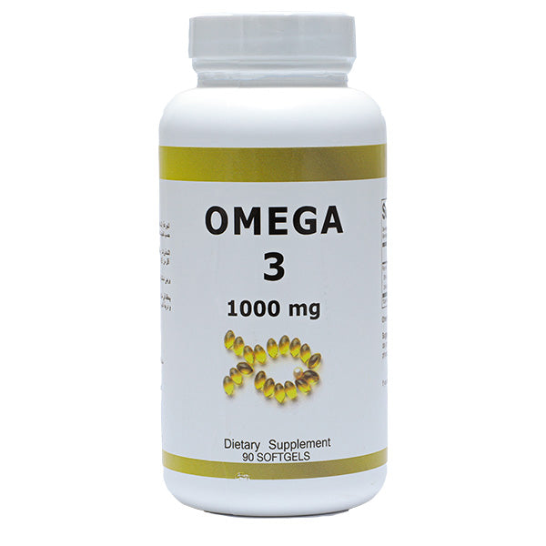 اوميغا 3 , 1000 مغ , 90 كبسولة ,من مستودع ادوية الغد