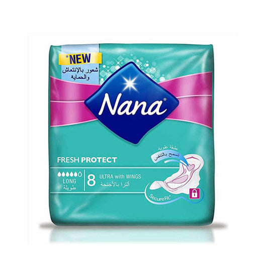 Nana Ultra Long Green 8 Pads