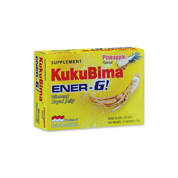 Kukubima Ener-G Ginsing Royal Jelly Pineapple Flavour
