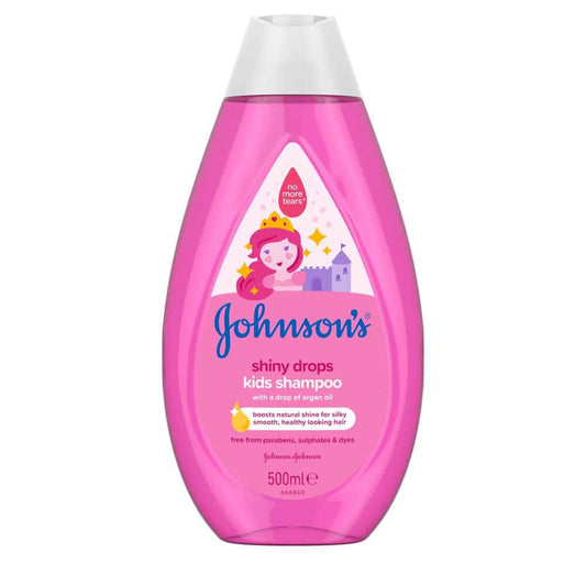 Johnson's No More Tears Shiny Drops Kids Shampoo, 500ml