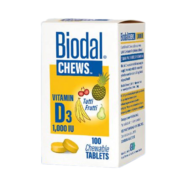 Biodal Chews D3 1.000 Iu 100 Tab