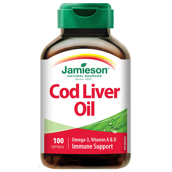 Jamieson Cod Liver Oil, 100 Capsule