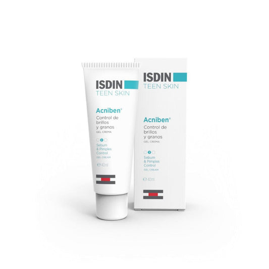 ISDIN Teen Skin Acniben Shine And Pimples Control Gel Cream,40 Ml