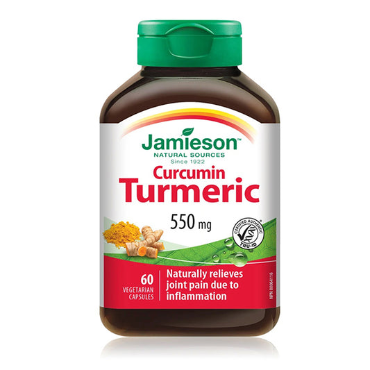 Jamieson Curcumin Turmeric 550Mg, 60 Capsule