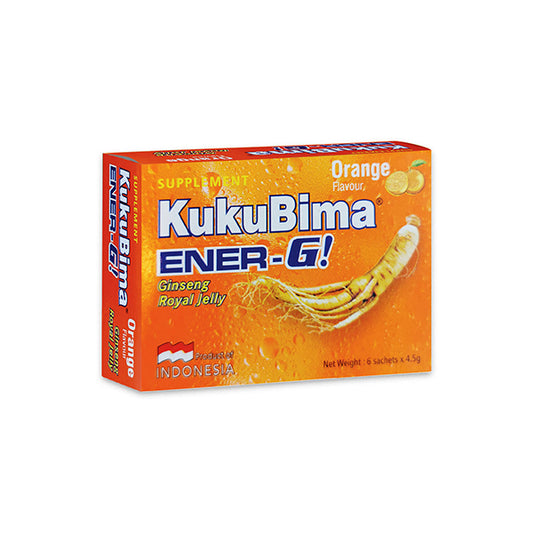 Kukubima Ener-G Ginseng Royal Jelly Orange Flavour