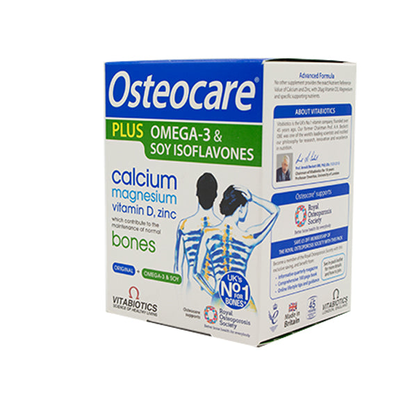 Vitabiotics Osteocare Plus Omega-3 And Soy Isoflavones 65 Tablet
