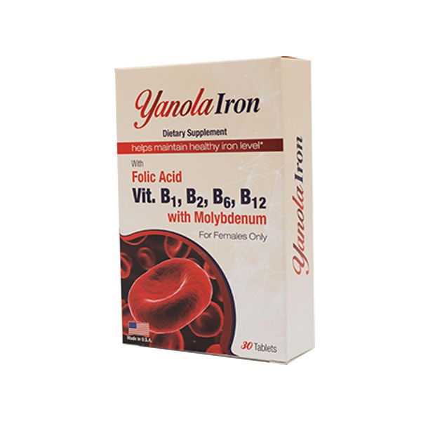 Yanola Iron Maintain Healthy Iron Level 30 Tablet