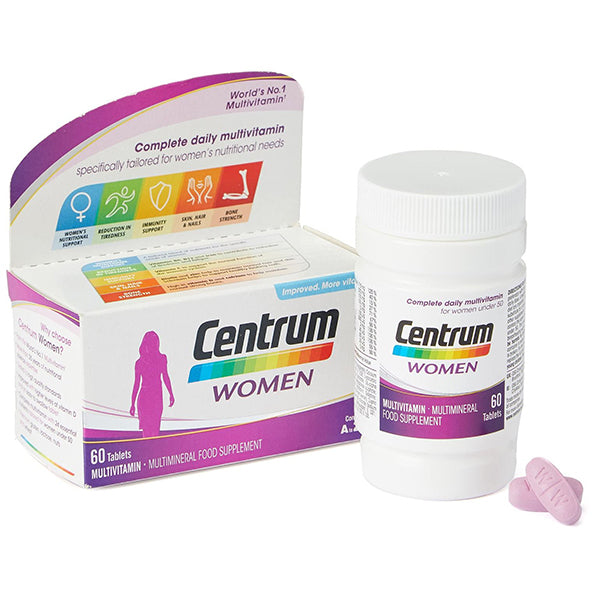مجموعة فيتامينات للنساء , 60 قرص , من سينتروم