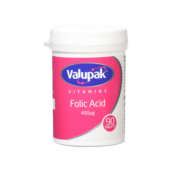 Valupak Folic Acid 400Mg 90 Tablet