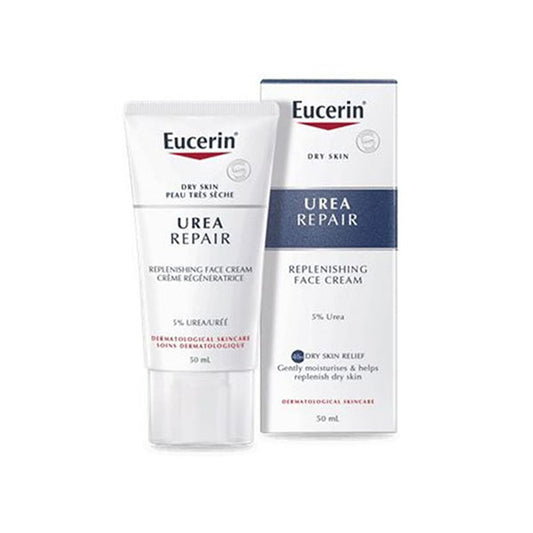 Eucerin Urea Repair Plus 5 Percent Urea Smoothing Face Cream, 50 Ml