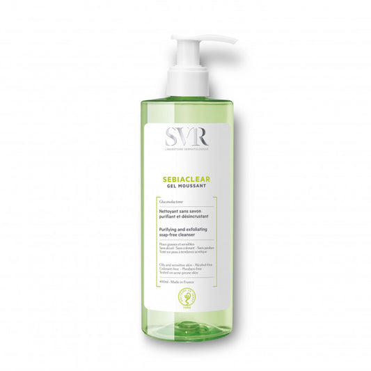 SVR Sebiaclear Gel Moussant Purifying and Exfoliating Cleanser 400ml