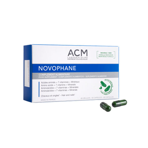 ACM Novophane, Hair And Nail Vitamins 60 Capsule.