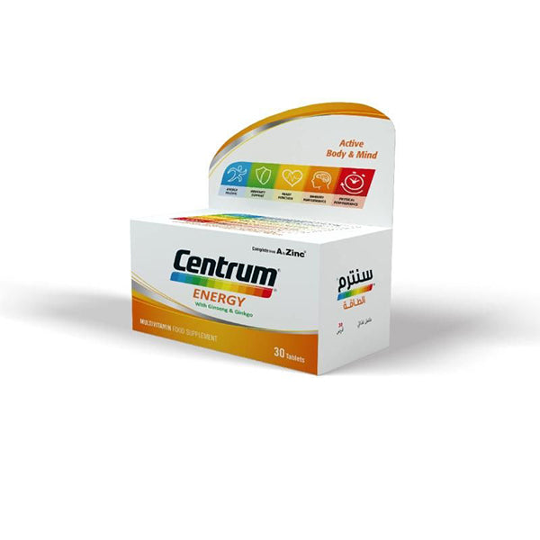Centrum Energy With Ginseng And Ginkgo 30 Tablet