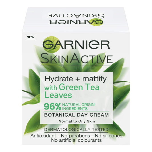 GARNIER Botanical Day Cream With Green Tea Leaves Hydrate And Mattify 50 ml