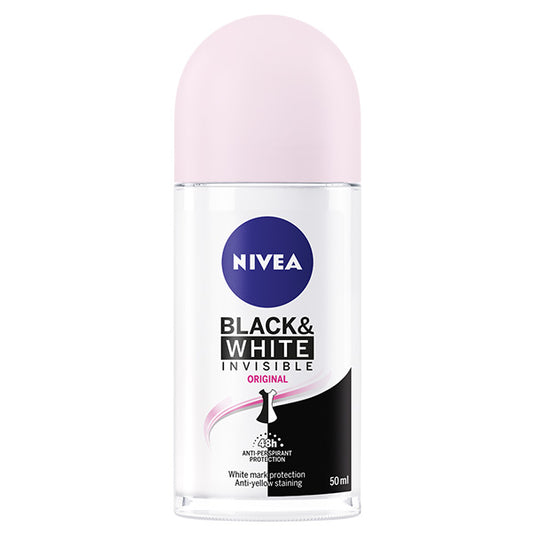 Nivea Women Black And White Invisible Original Roll On Deodorant 50Ml