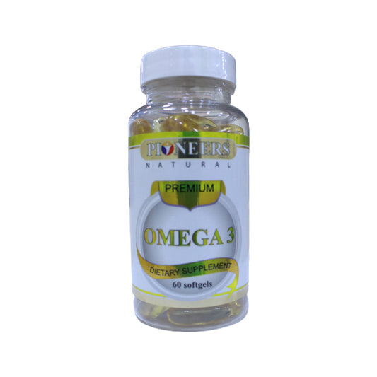 Pioneers Natural Omega 3 60 Softgels Capsule