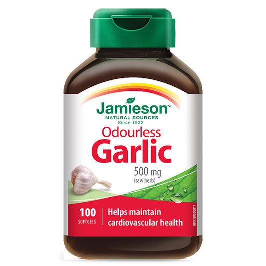 Jamieson Odourless Garlic, 100 Capsule