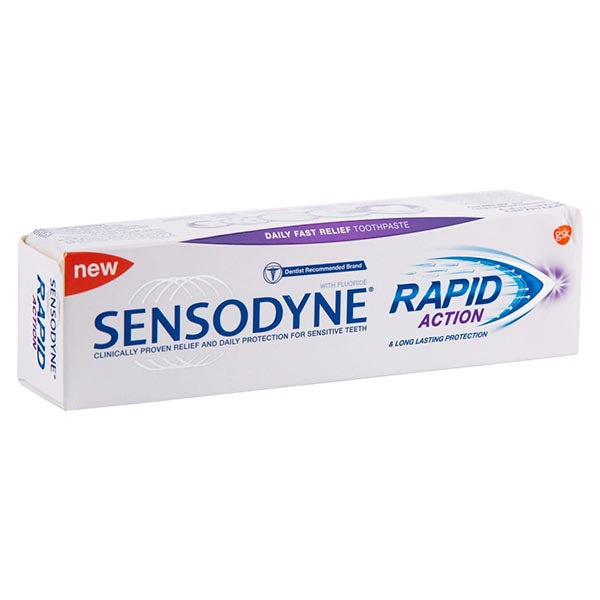 Sensodyne Rapid Action With Flouride Toothpaste 75Ml