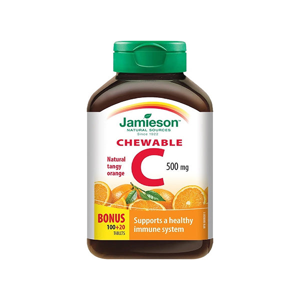 Jamieson Vitamin C Chewable 500Mg 120Tab