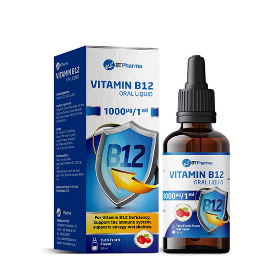 Bt Pharma B12 Liquid 1000Mcg/Ml 30Ml
