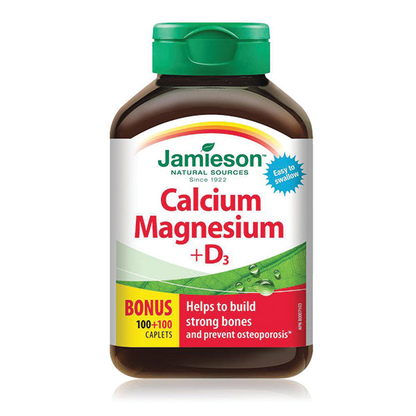 Jamieson Calcium Magnesium With Vitamin D3 200 Capsule