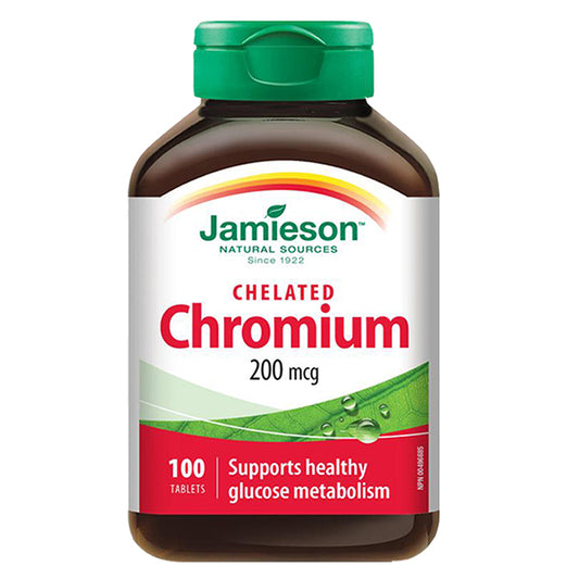 Jamieson Chromium 200 Mcg, 100 Tablet