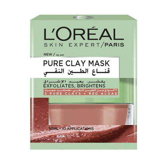L’ORÉAL Pure Clay Exfoliating Face Mask 50Ml