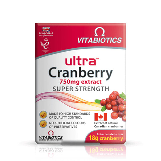 Vitabiotics Ultra Cranberry Super Strength 750Mg, 30 Tablet