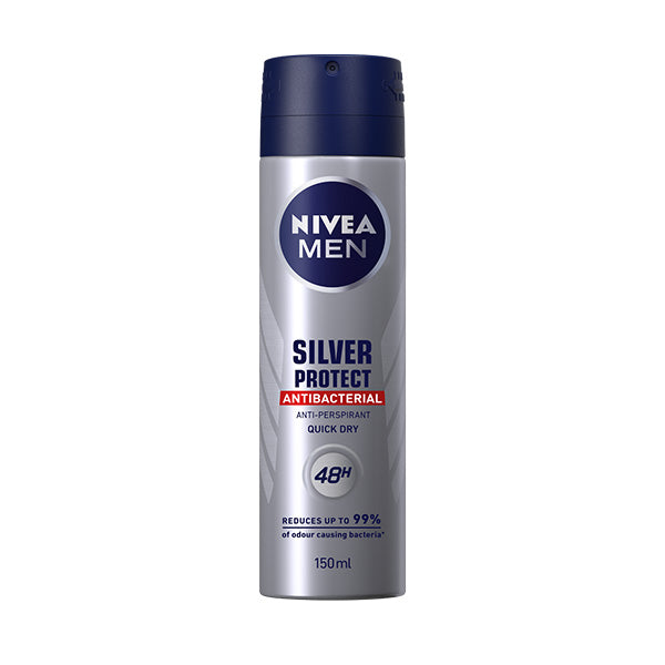 Nivea Men Silver Protect Spary Deodorant 150 Ml