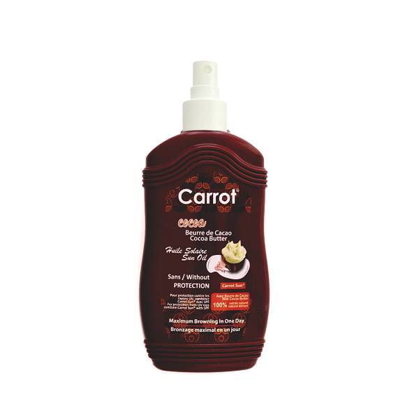Carrot Cocoa Butter Sun Tanning Oil 200ML
