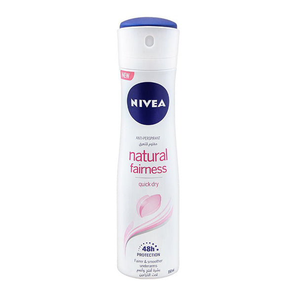 Nivea Women Natural Fairness Spray Deodorant 150Ml