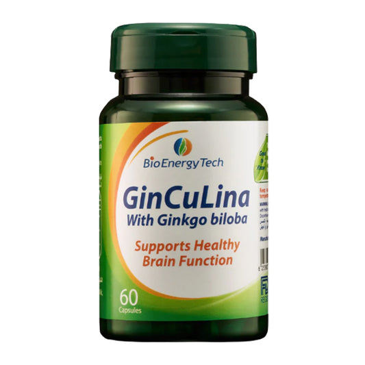 Bio Energy Tech Ginculina Ginkgo Biloba 60 capsules