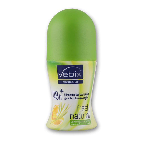 Vebix Deodorant Roll On Fresh Natural 50Ml